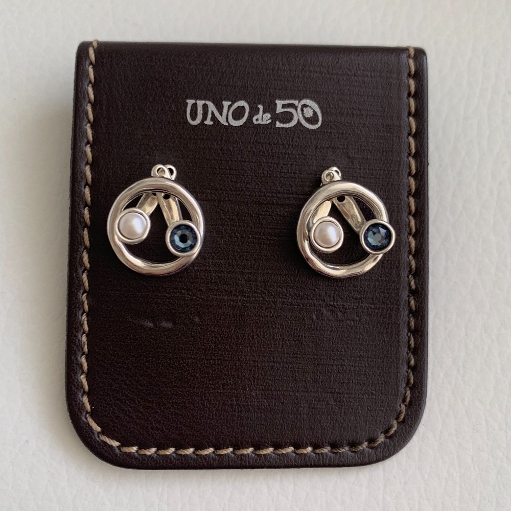 UNO de 50 Silver-Plated Earrings Mismatch PEN0636.